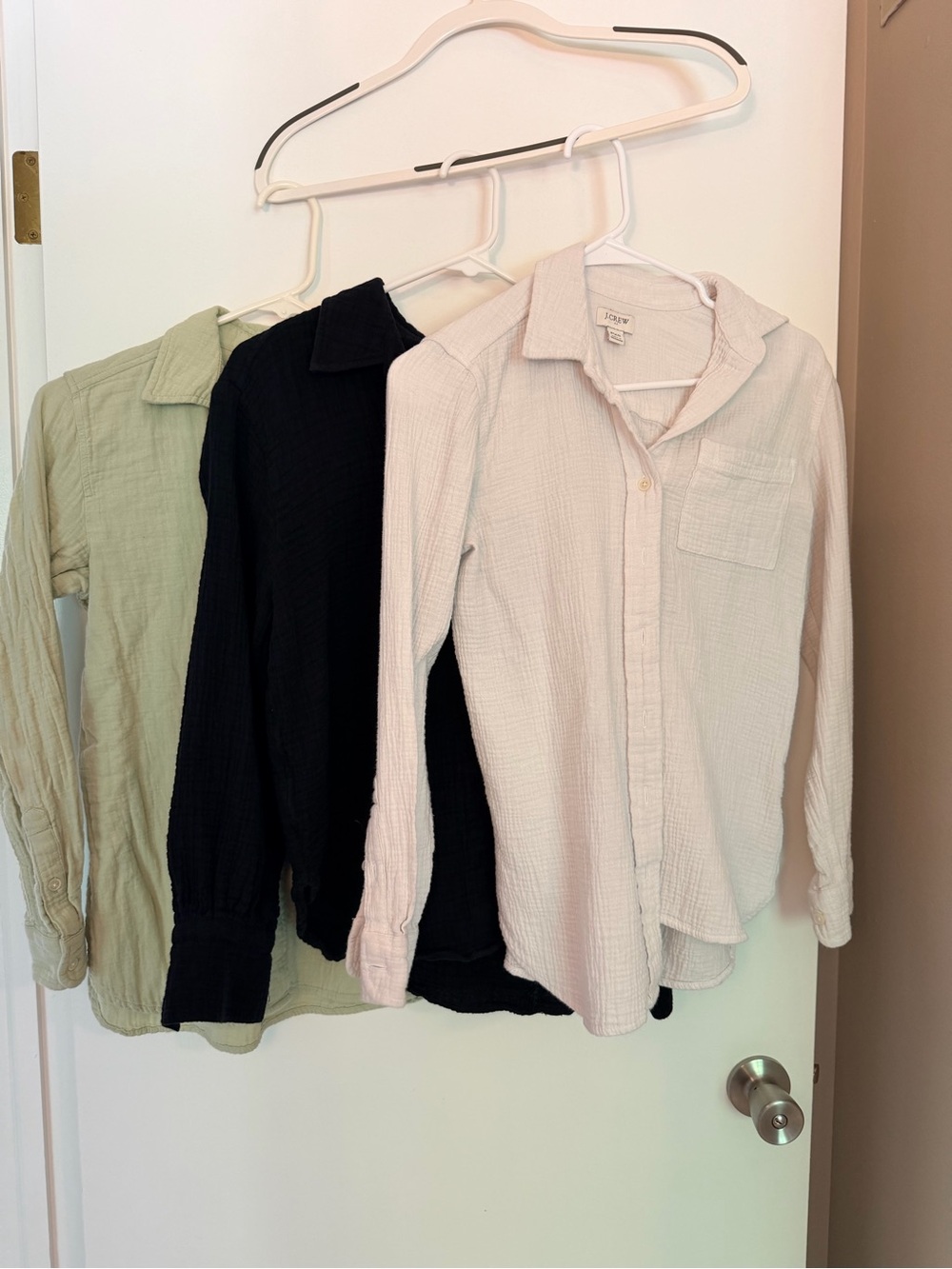 Bundle of 3 Gauze Button-Up Shirts